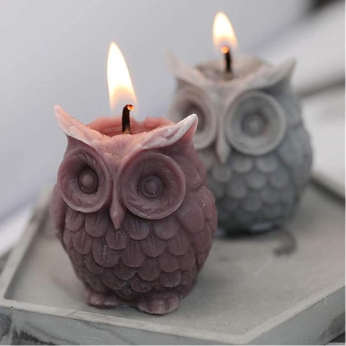 Silicon mold MINI OWL CANDLE