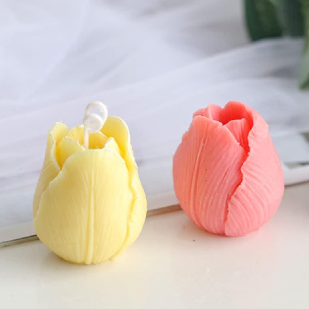 Silicon Mold Candle Tulip Flower - 2 Silicon Mold Candle Tulip Flower - 2