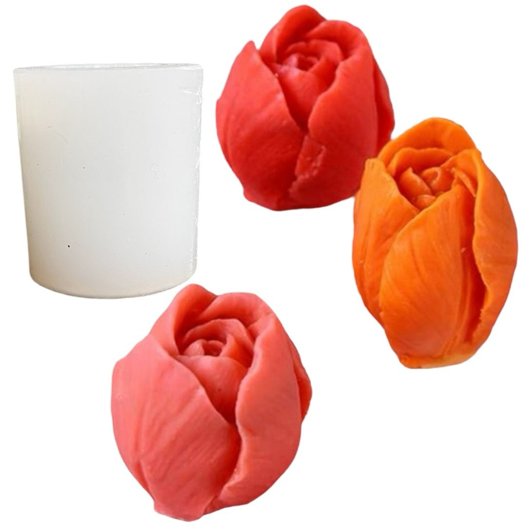 Silicon Mold Candle Tulip Flower - 2 Silicon Mold Candle Tulip Flower - 2