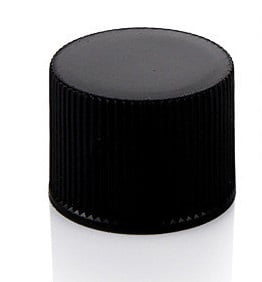 20MM SCREW CAP-BLACK