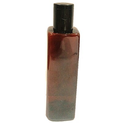 100ml SQUARE PET Bottle AMBER - 20mm Neck