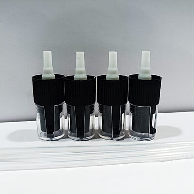 CAP Lotion PUMP 18mm Glass Serum Bottle 11# - BLACK