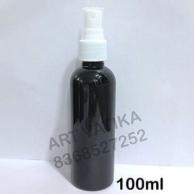 100ml AVON PET Bottle BLACK - 20mm Neck