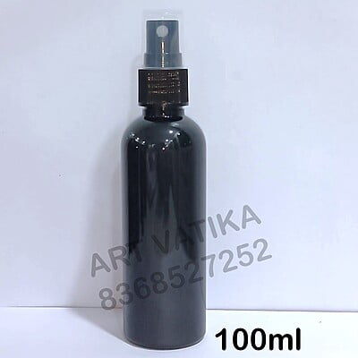 100ml AVON PET Bottle BLACK - 20mm Neck