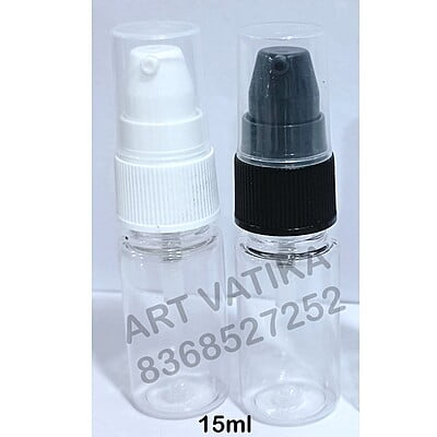 15ml JLI PET BOTTLE ROUND CLEAR - 20mm Neck