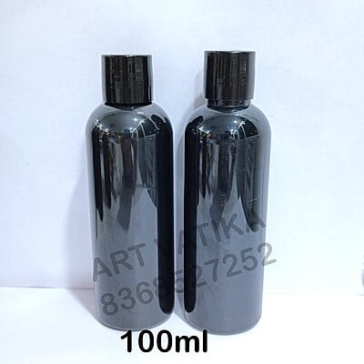 100ml AVON PET Bottle BLACK - 20mm Neck