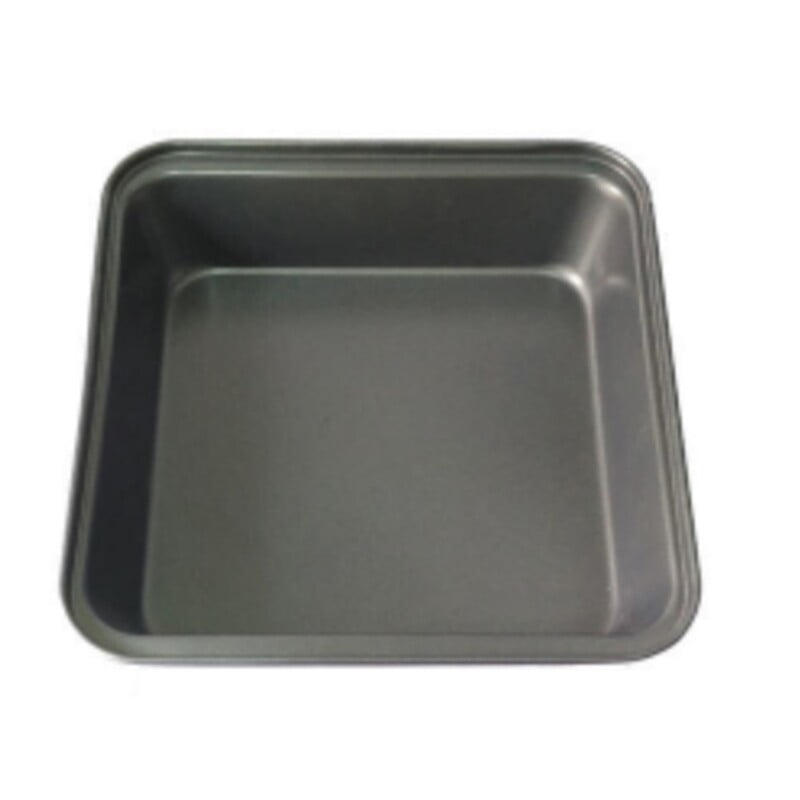 Cake Mold - SQUARE - 8inch - Nonstick Black