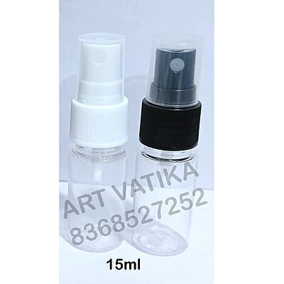 15ml JLI PET BOTTLE ROUND CLEAR - 20mm Neck