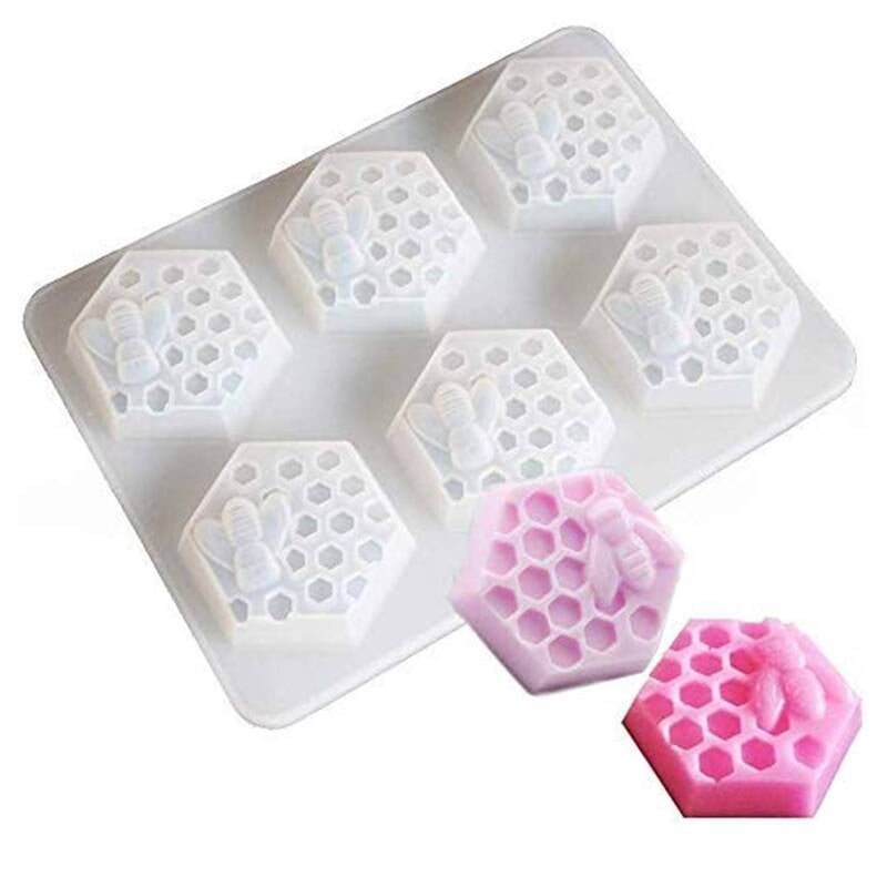 Silicon Mold Bee Hexagon