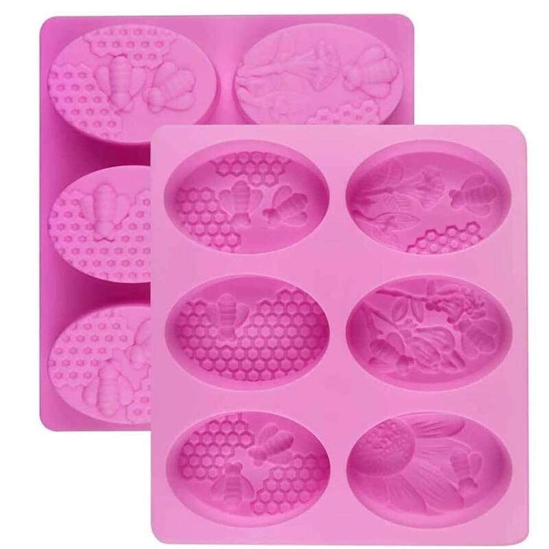 Silicon Mold Bee Oval