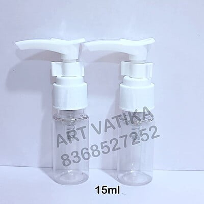 15ml JLI PET BOTTLE ROUND CLEAR - 20mm Neck