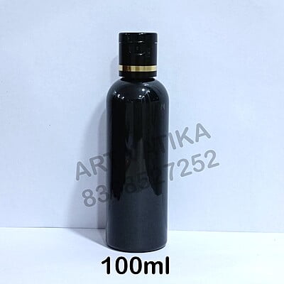 100ml AVON PET Bottle BLACK - 20mm Neck