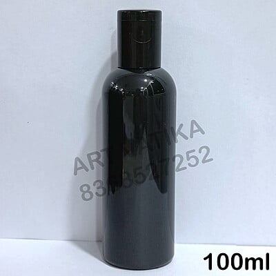 100ml AVON PET Bottle BLACK - 20mm Neck