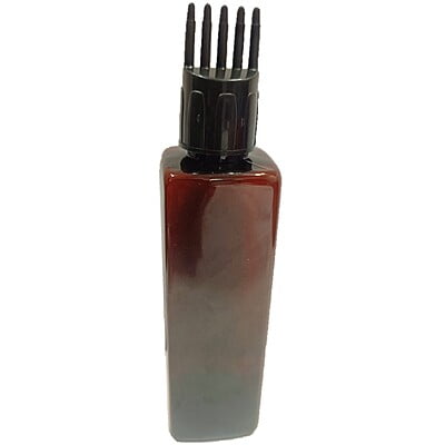 100ml SQUARE PET Bottle AMBER - 20mm Neck