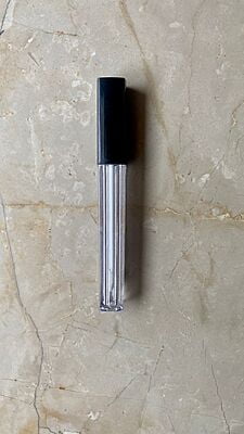 Lipstick - SQUARE - Black Cap - 4/5ml - Tall Container - Acrylic