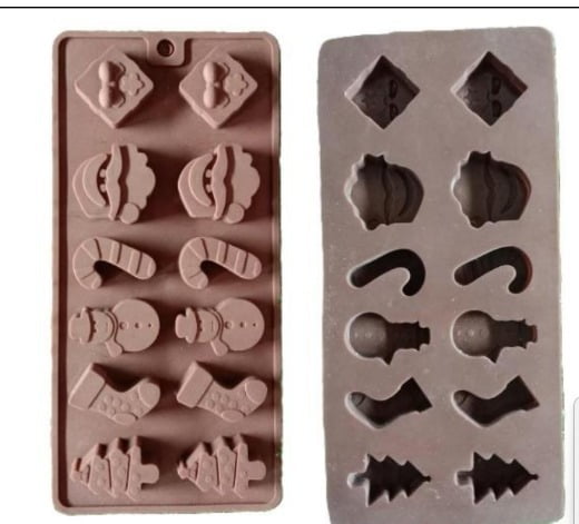 Silicon Mold Christmas Theme - 12 Cavity - 05-15g