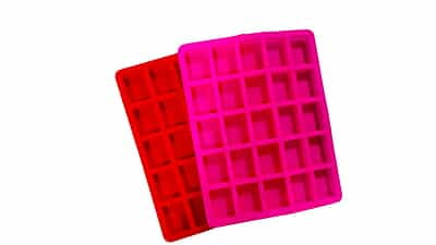 Silicon Mold SMALL RECTANGLE 25 Cavity 10-15gm SAMPLE SOAP