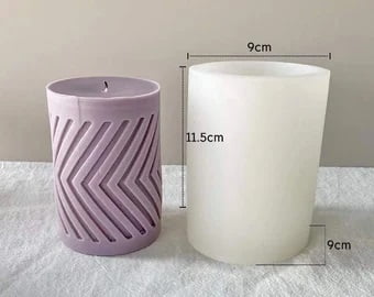 Silicon Mold Candle Pillar Arrow Moving Forward