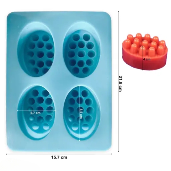 Silicon Mold Massage 4 Cavity