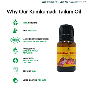 Kumkumadi Oil - Ayurvedic Elixir Organic 100% Purity