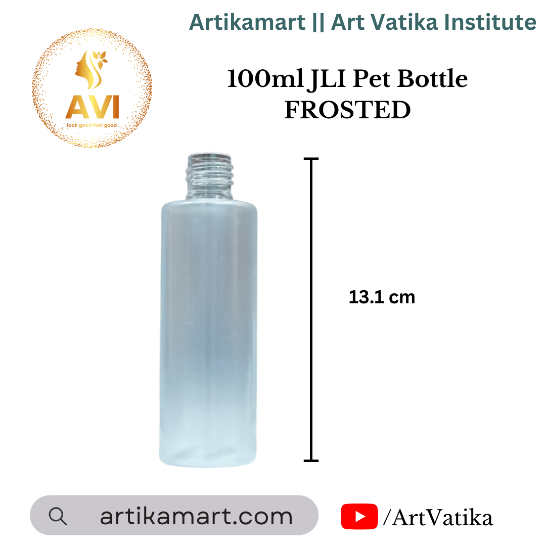 100ml JLI Pet Bottle FROSTED- 20mm NECK