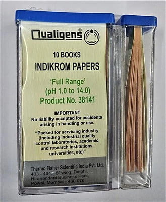 pH Indicator Paper (1-14) - QUALIGENS Original